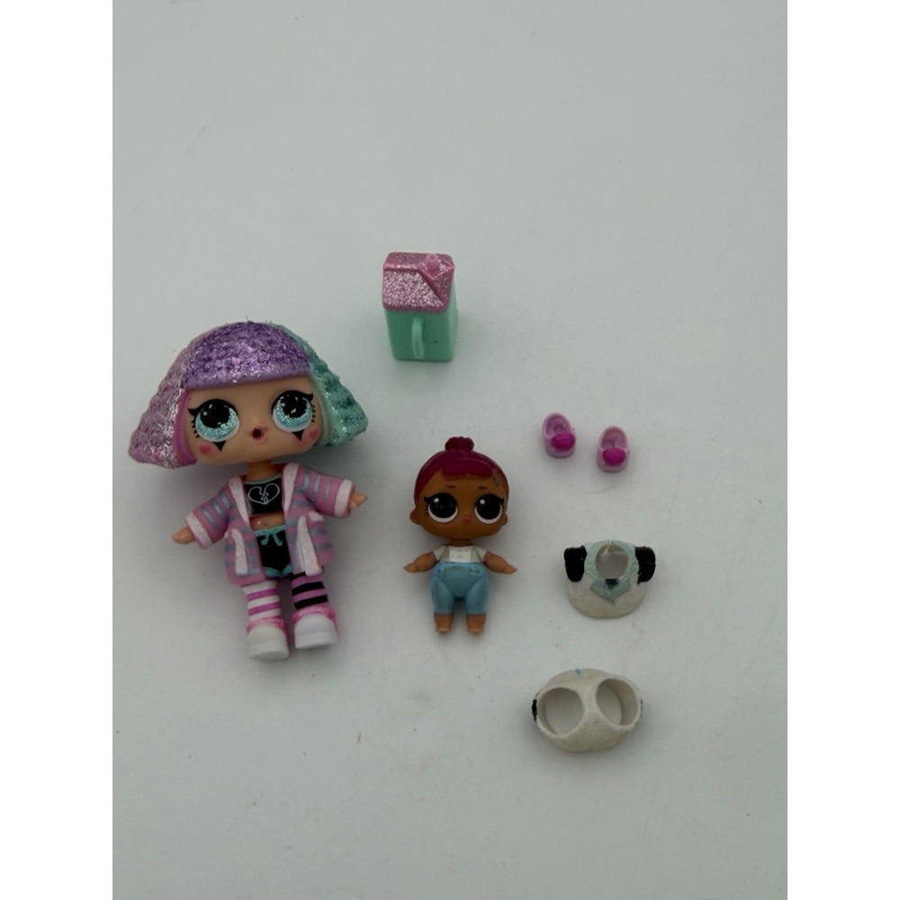 LOL Surprise Pranksta & Lil Pranksta Bling Series Doll Lot Accessories MGA
